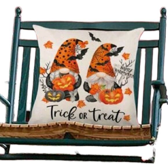 Gnome Trick or Treat Pillow Cover - Picture 4 of 5